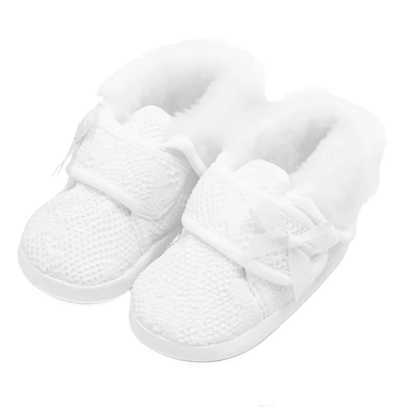 New Baby Kojenecké zimní capáčky ke křtu 12-18 m holka