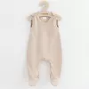 New Baby Kojenecké dupačky Classic II Uni 3ks béžové