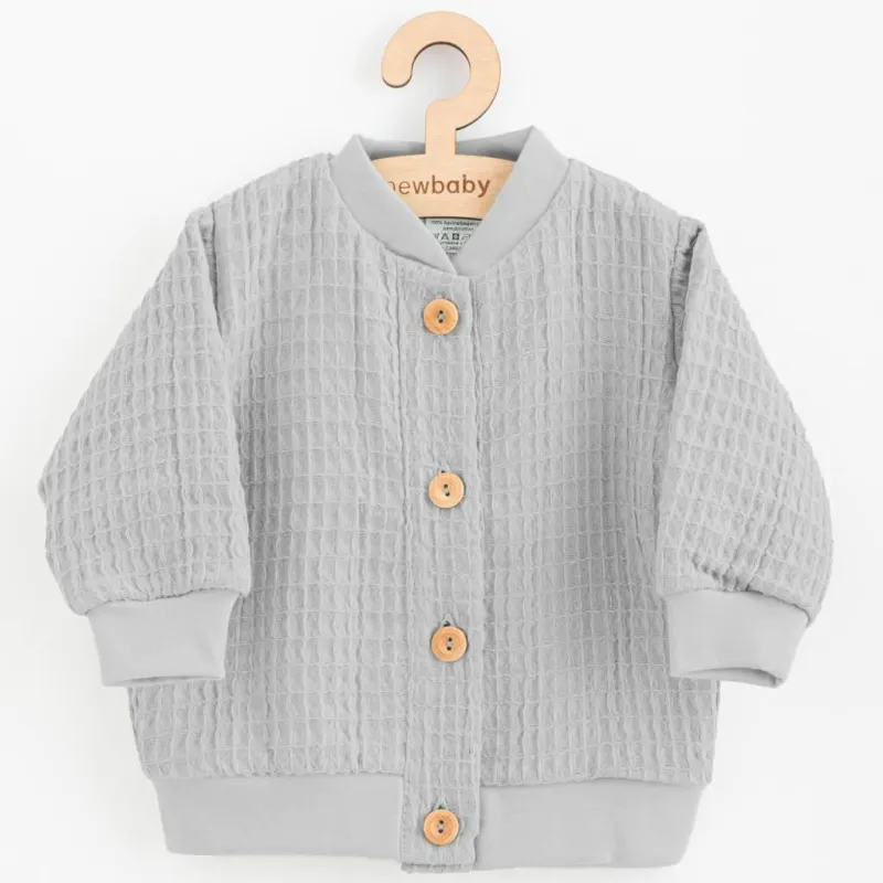 New Baby Kojenecký mušelínový kabátek Comfort clothes