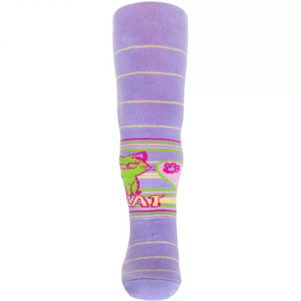 New Baby Bavlněné punčocháčky s ABS fialové my cat