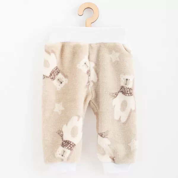 New Baby Kojenecké Wellsoft zimní tepláčky Polar Bear