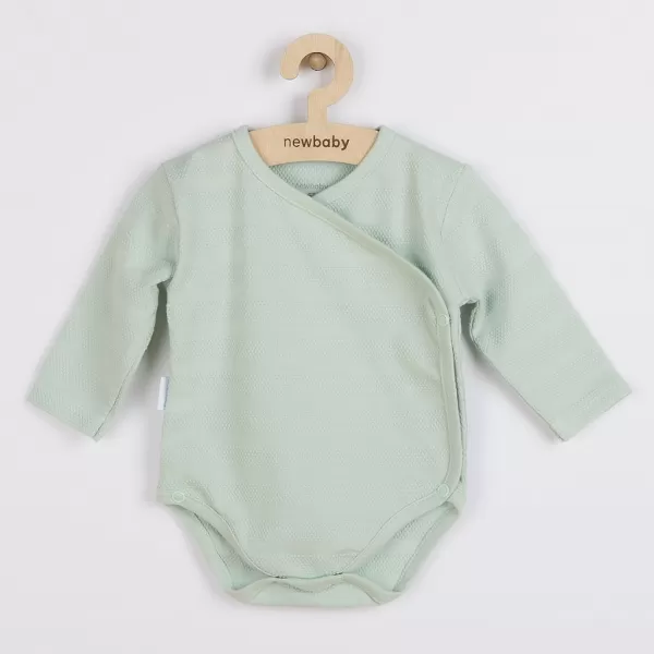 New Baby 4-dílná kojenecká soupravička do porodnice I AM mátová