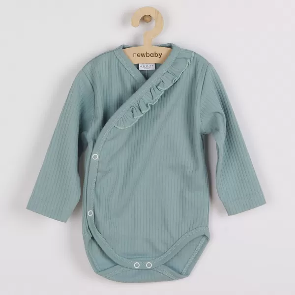 New Baby 2-dílná kojenecká souprava Stripes ledově