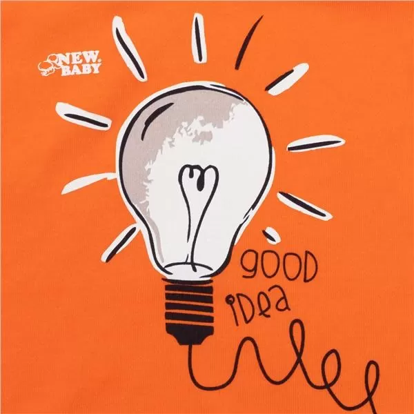 New Baby Kojenecké bavlněné body s krátkým rukávem skvělý nápad