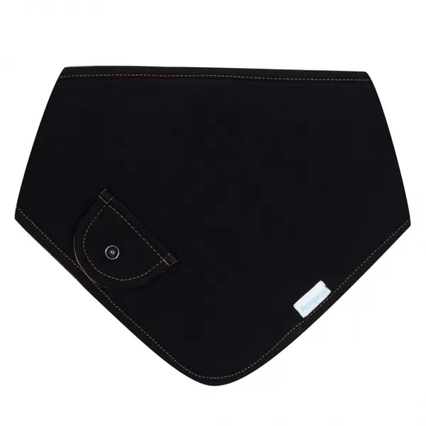 New Baby Jarní kojenecký šátek na krk Special One černý M