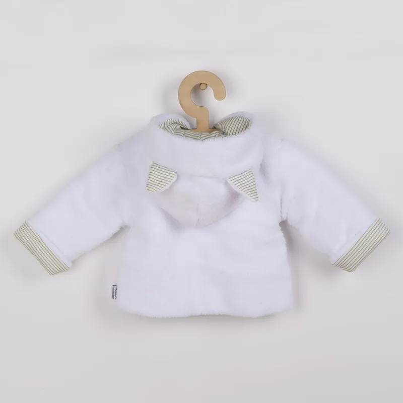 New Baby Luxusní dětský zimní kabátek s kapucí Snowy collection