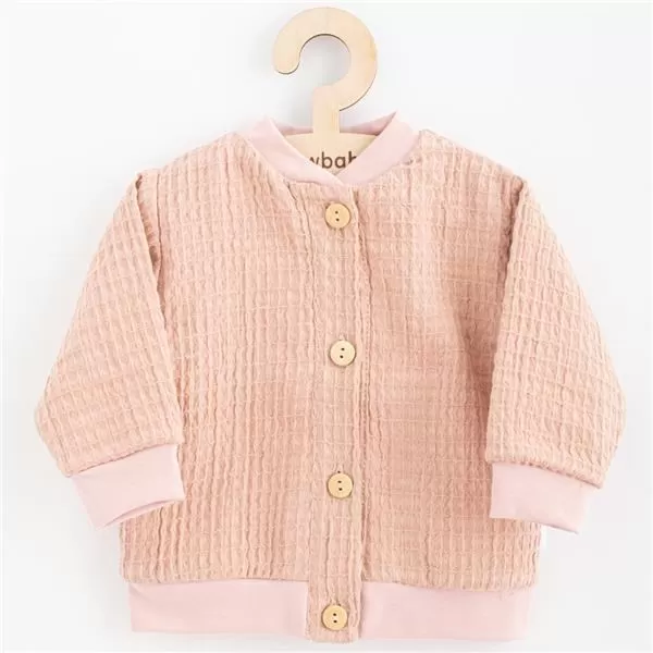 New Baby Kojenecký mušelínový kabátek Comfort clothes