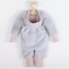 New Baby Luxusní dětský zimní overal Teddy bear šedo růžový