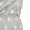 New Baby Klasická šněrovací zavinovačka Hvězdičky šedo-bílá