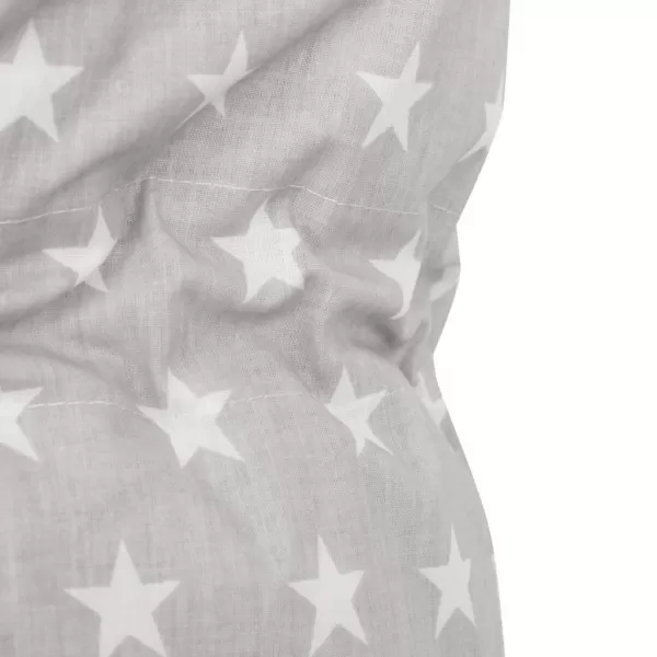 New Baby Klasická šněrovací zavinovačka Hvězdičky šedo-bílá