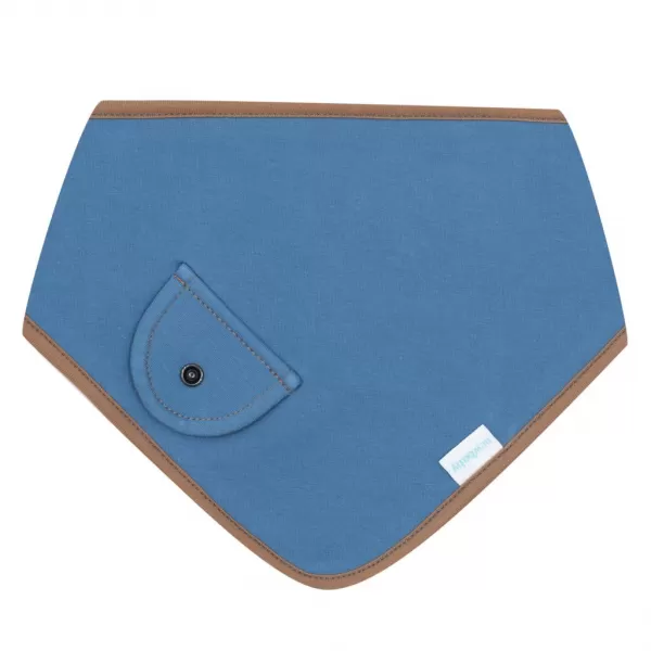 New Baby Jarní kojenecký šátek na krk Special One modrý S