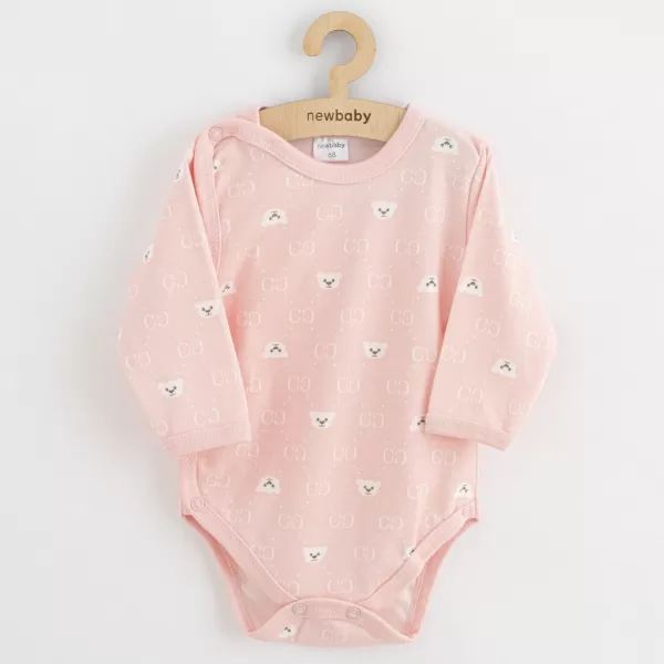 New Baby Kojenecké celorozepínací body Classic II Holka 3ks