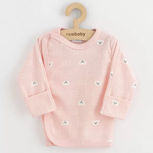 New Baby Kojenecká košilka Classic II medvídek bílý