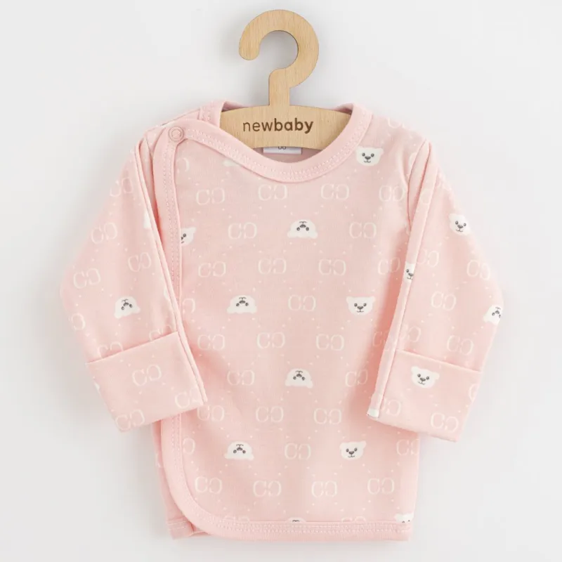 New Baby Kojenecká košilka Classic II medvídek bílý