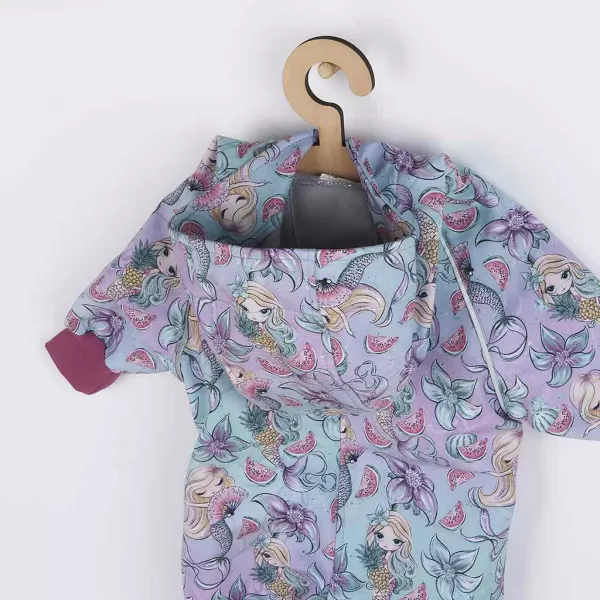 New Baby Softshellový kojenecký overal Mořské panny