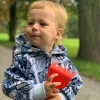 New Baby Softshellový kojenecký overal Komix