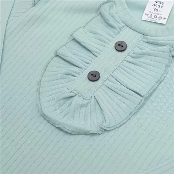 New Baby Kojenecké body Stripes ledově modré