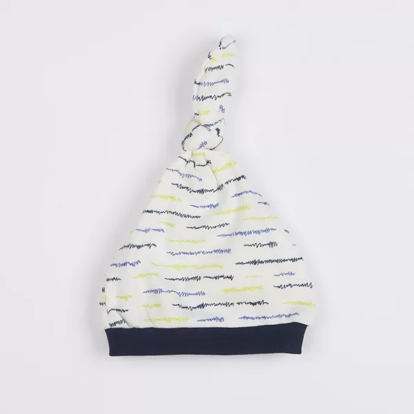 New Baby Kojenecká bavlněná čepička Summertime kluk