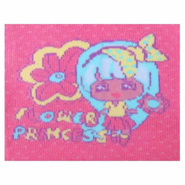 New Baby Bavlněné punčocháčky 3xABS růžové flower princess