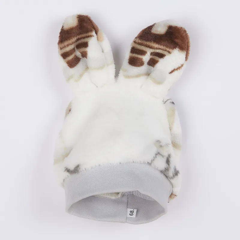 New Baby Kojenecká Wellsoft čepička s oušky Eskimo