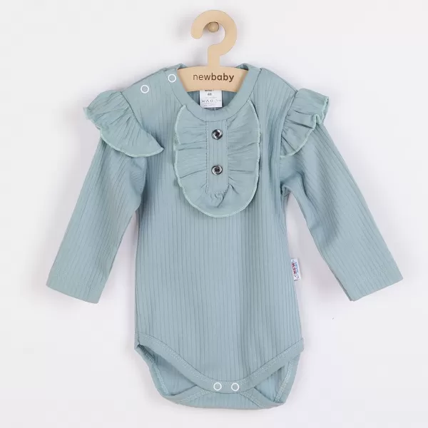 New Baby Kojenecké body Stripes ledově modré