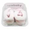 New Baby Kojenecké zimní capáčky růžové 6-12 m