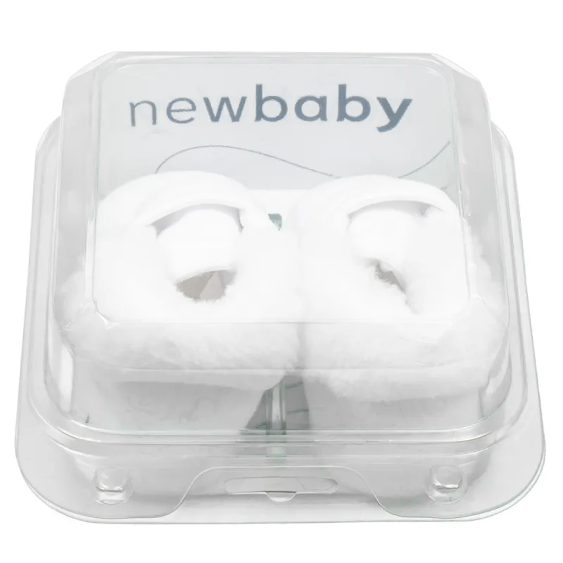 New Baby Kojenecké zimní semiškové capáčky ke křtu 0-3 m kluk