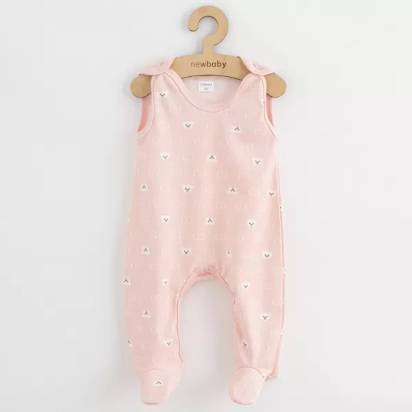 New Baby Kojenecké dupačky Classic II medvídek bílý