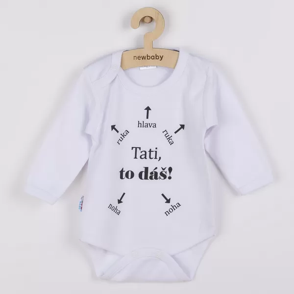New Baby Body s potiskem Tati, to dáš! - dárkové balení