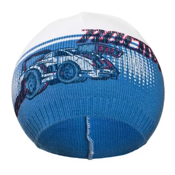 New Baby Podzimní dětská čepička Racing tmavě