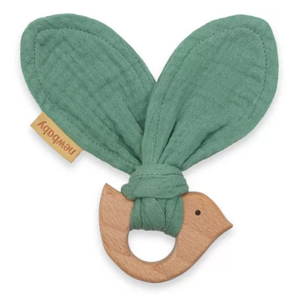 New Baby Dětské kousátko s ptáčkem Bird mint