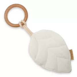 New Baby Kousátko s listy pro děti Leaf white