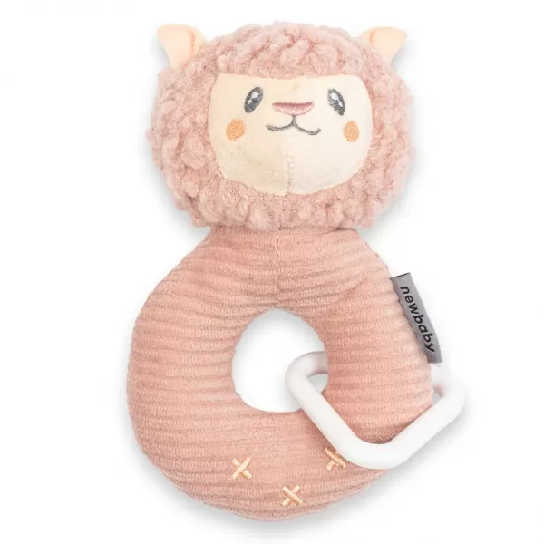 New Baby Dětské plyšové chrastítko Lama