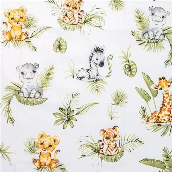 New Baby 3-dílné ložní povlečení 100/135 cm Jungle