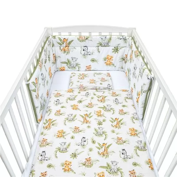 New Baby 3-dílné ložní povlečení 100/135 cm Jungle