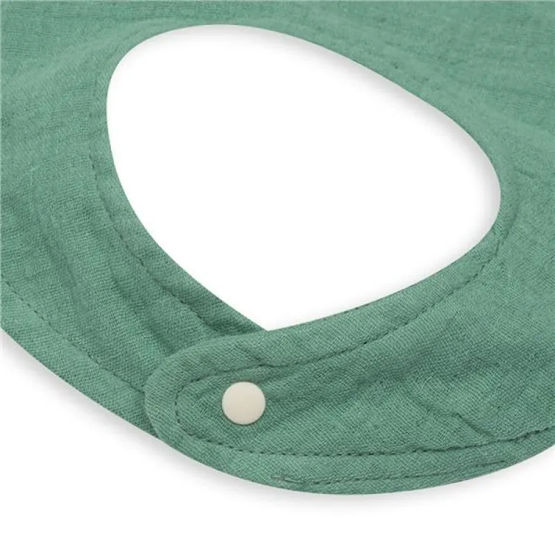 New Baby Mušelínový dětský bryndák green