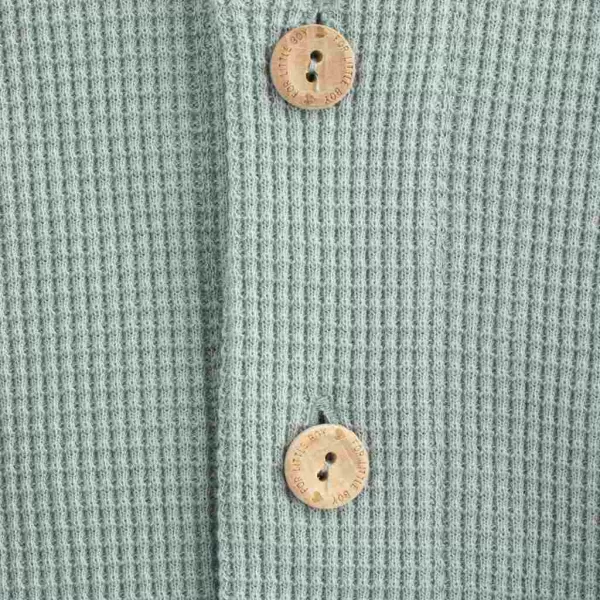 New Baby Kojenecký kabátek na knoflíky Luxury clothing Laura šedý