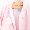 New Baby Kojenecký froté spací pytel medvídek růžový