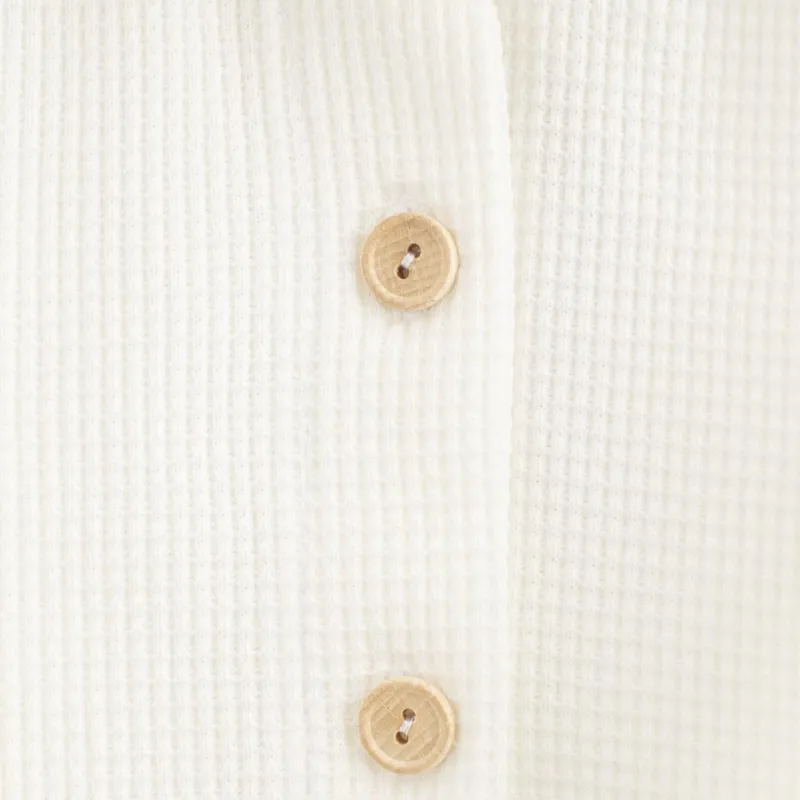 New Baby Kojenecký kabátek na knoflíky Luxury clothing Oliver bílý