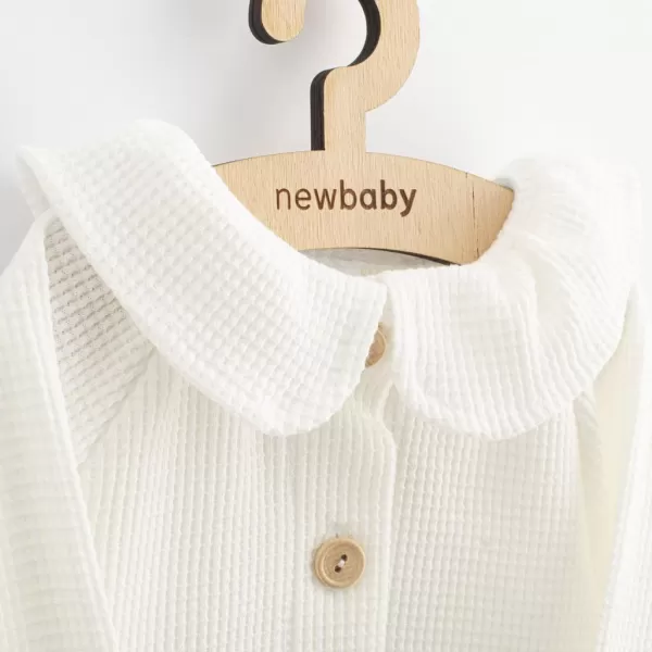New Baby Kojenecký kabátek na knoflíky Luxury clothing Laura bílý