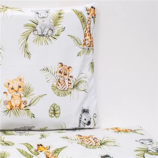 New Baby 3-dílné ložní povlečení 100/135 cm Jungle