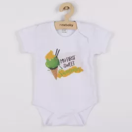 New Baby Body s potiskem MY FIRST SWEET Summer zelené