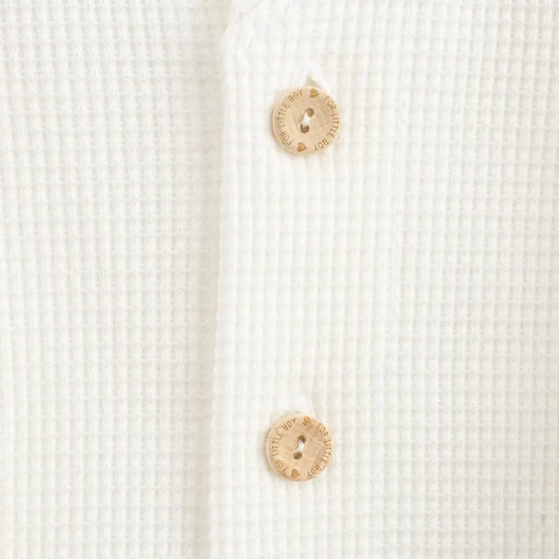 New Baby Kojenecký kabátek na knoflíky Luxury clothing Laura bílý