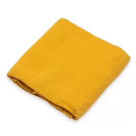 New Baby Dětská mušelínová deka mustard