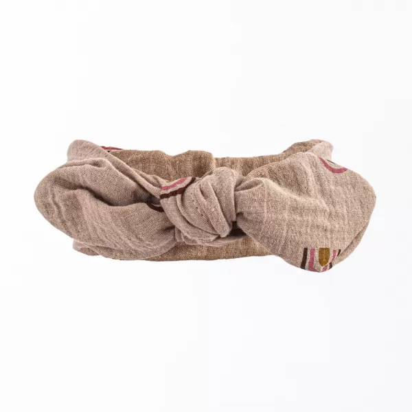 New Baby Kojenecká mušelínová čelenka Rainbow