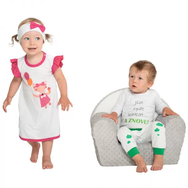 New Baby Body s potiskem jíst spát kakat... A ZNOVU!