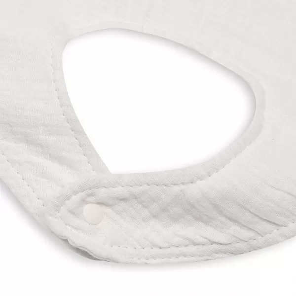 New Baby Mušelínový dětský bryndák white