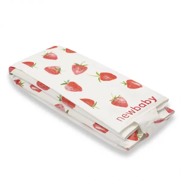 New Baby Cestovní podložka BASIC Strawberry
