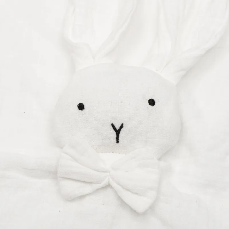 New Baby Mušelínový usínáček Rabbit white