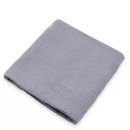 New Baby Dětská mušelínová deka grey